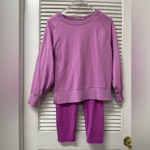 GAP✨small✨Purple Sweatshirt and Leggings Set